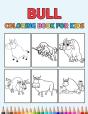 Bull Coloring Book For Kids - Preview