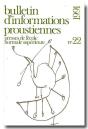 Bulletin D'Informations  Proustiennes ; Bip N.22 - Preview