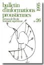 Bulletin D'Informations Proustiennes ; Bip N.26 - Preview