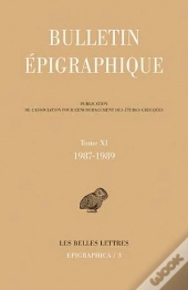 Bulletin Epigraphique 1987-1989