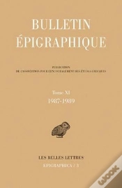 Capa do artigo Bulletin Epigraphique 1987-1989