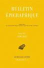 Bulletin Epigraphique 1998-2001 - Preview