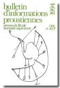 Bulletin Proust N.25 - Preview