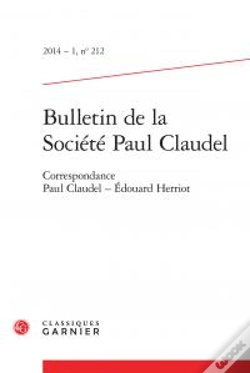 Capa do artigo Bulletin Societe Paul Claudel 2014 - 01 212