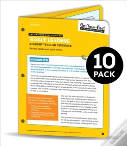 Capa do artigo Bundle: Clarke: The On-Your-Feet Guide To Visible Learning: Student-Teacher Feedback: 10 Pack