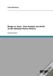 Capa do artigo Bunge Vs. Esser - Eine Analyse Von Kritik An Der Rational-Choice-Theorie