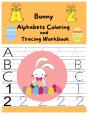 Bunny Alphabtes Coloring And Tracing Workbook - Preview
