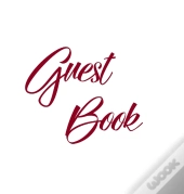 Burgundy Guest Book, Weddings, Anniversa
