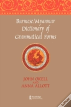 Capa do artigo Burmese (Myanmar) Dictionary Of Grammatical Forms