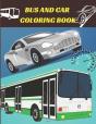 Bus And Car Coloring Book - Preview