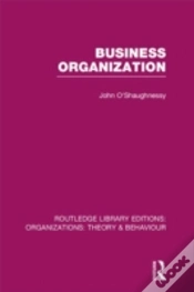 Capa do artigo Business Organization (Rle: Organizations)