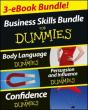 Business Skills For Dummies Three E-Book Bundle: Body Language For Dummies, Persuasion And Influence For Dummies And Confidence For Dummies - Preview