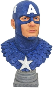 Capa do artigo Busto Legends in 3D - Marvel Comics: Captain America (Diamond Select Toys)