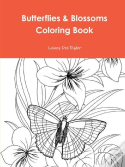 Capa do artigo Butterflies & Blossoms Coloring Book