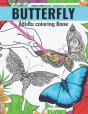 Butterfly Adults Coloring Book - Preview