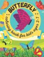 Butterfly Coloring Book For Kids Ages 3-7 - Preview