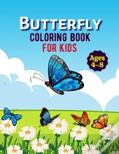 Butterfly Coloring Book For Kids Ages 4-8