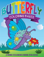 Butterfly Coloring Pages  Jumbo Coloring - Preview