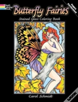 Capa do artigo Butterfly Fairies Stained Glass Coloring Book