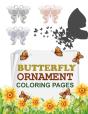 Butterfly Ornament Coloring Pages - Preview