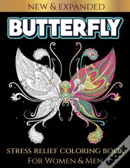 Butterfly Stress Relief Coloring Book For Women & Men
