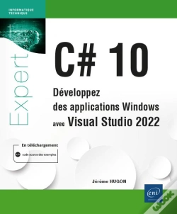 Capa do artigo C# 10 - Developpez Des Applications Windows Avec Visual Studio 2022