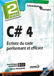 Capa do artigo C# 4 - Coffret De 2 Livres : Ecrivez Du Code Performant Et Efficace