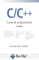 C/C++. Curso De Programación. 5ª Edición
