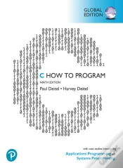 Capa do artigo C How To Program: With Case Studies In Applications And Systems Programming, Global Edition