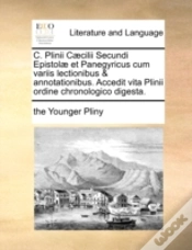 Capa do artigo C. Plinii Cæcilii Secundi Epistolæ Et Pa
