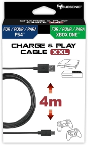 Capa do artigo Cabo de Carregamento XXL Subsonic PS4 & Xbox One