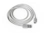 Cabo groovy usb-a a micro usb comprimento 2 mt cor branco - Preview