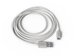 Capa do artigo Cabo groovy usb-a a micro usb comprimento 2 mt cor branco