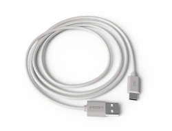 Capa do artigo Cabo groovy usb-a a tipo c comprimento 1 mt cor branco