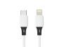 Cabo usb-c a apple q-connect pvc comprimento 2m branco - Preview
