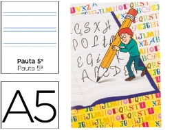 Capa do artigo Caderno 2 Linhas A5 Agrafado Pf 28Fl 60G 