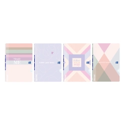 Capa do artigo Caderno A4 Capa Plastica Agrafado Oxford & Me Openflex Cute Pautado 48Fl 90G Sortido 400210238
