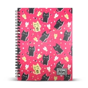 Capa do artigo Caderno A4 - Papel Quadriculado Neko