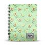 Caderno A5 - Papel Quadriculado Awacate - Preview