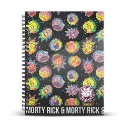Capa do artigo Caderno A5 - Papel Quadriculado Psycho