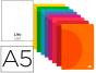 Caderno agrafado liderpapel 360 capa de plastico din a5 48 f 90 gr liso sem margem cores sortidas - Preview