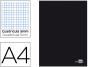 Caderno agrafado liderpapel capa preta din a4 80 f quadricula 5mm 60gr - Preview