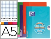 Capa do artigo Caderno Agrafado Oxford, Capa Flexível Optik Paper / Openflex 48 Folhas 90gr Din A5 Quadricula de 4mm - Cores Sortidas
