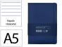 Caderno com elastico antartik capa dura a5 folhas linhas azul marinho 100 folhas 80 gr fsc - Preview