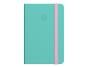 Caderno com elastico antartik capa mole a5 folhas lisas rosa e turquesa 80 folhas 80 gr fsc - Preview