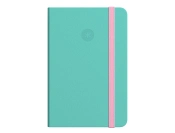 Capa do artigo Caderno com elastico antartik capa mole a5 folhas lisas rosa e turquesa 80 folhas 80 gr fsc