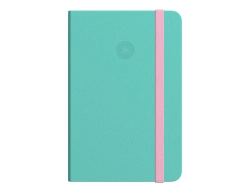 Capa do artigo Caderno com elastico antartik capa mole a5 folhas lisas rosa e turquesa 80 folhas 80 gr fsc