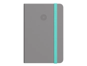 Capa do artigo Caderno com elastico antartik capa mole a5 folhas pontos cinza e turquesa 80 folhas 80 gr fsc