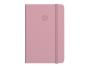 Caderno com elastico antartik capa mole a5 folhas pontos rosa pastel 80 folhas 80 gr fsc - Preview