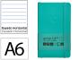 Caderno com elastico antartik capa mole a6 linhas turquesa 100 folhas 80 gr fsc - Preview